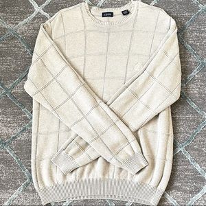 NWOT IZOD Knitted Oatmeal Sweater for Men
